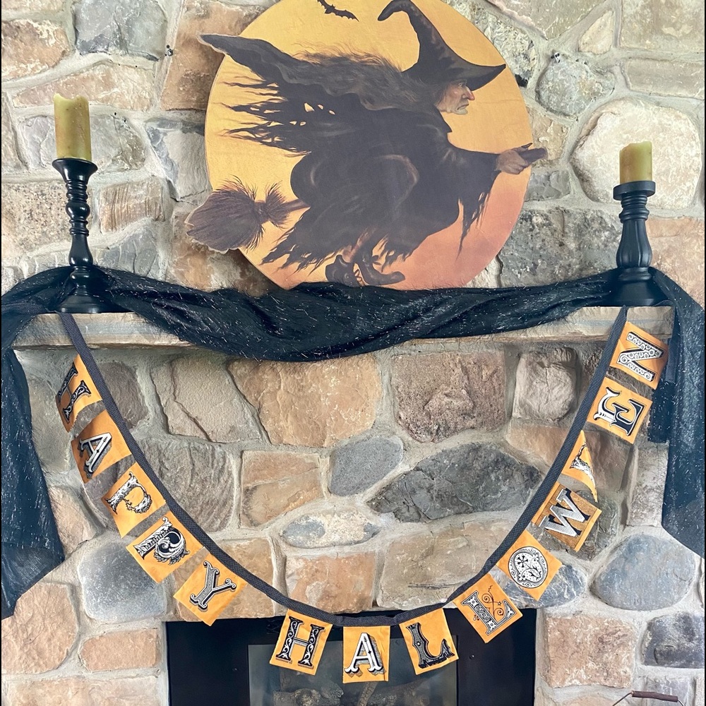 “Happy Halloween Squares” Bunting 🎃👻🧙‍♀️